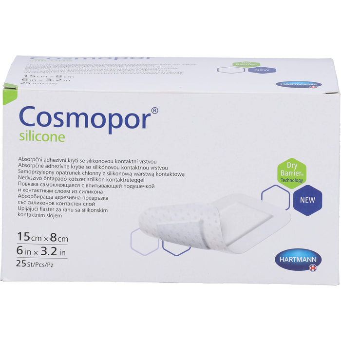 Cosmopor silicone 15x8cm P25, 25 St VER