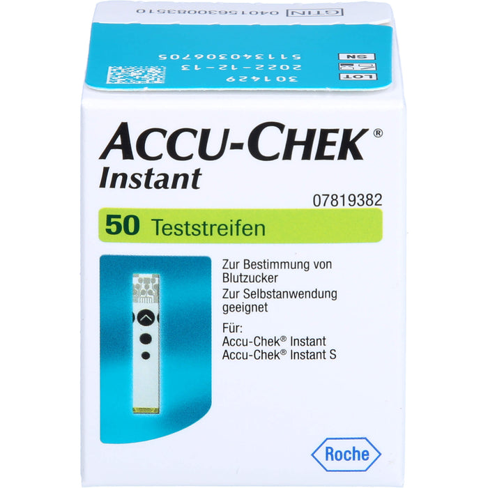 ACCU-CHEK  Instant + Prisoma Teststreifen, 50 pc Bandelettes réactives