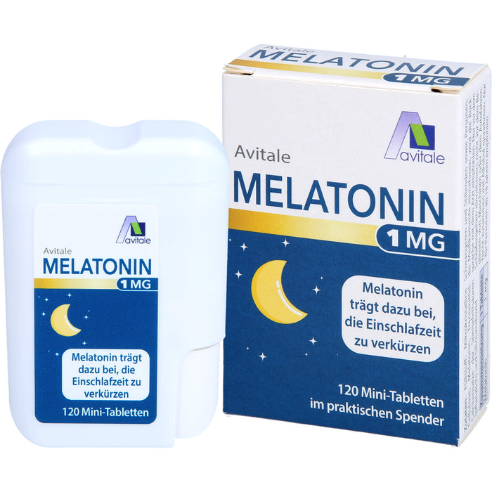 Melatonin 1mg Mini-Tabletten im Spender, 120 St TAB