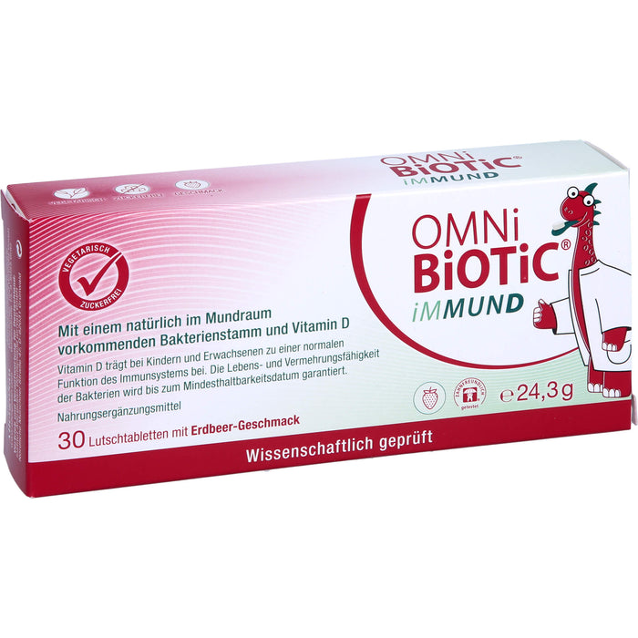 OMNi-BiOTiC iMMUND Lutschtabletten trägt zu einer normalen Funktion des Immunsystems bei, 30 pc Tablettes