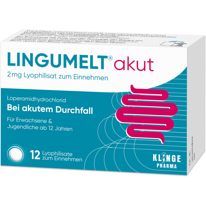 LINGUMELT akut 2 mg Lyophilisat zum Einnehmen, 12 pc Tablettes