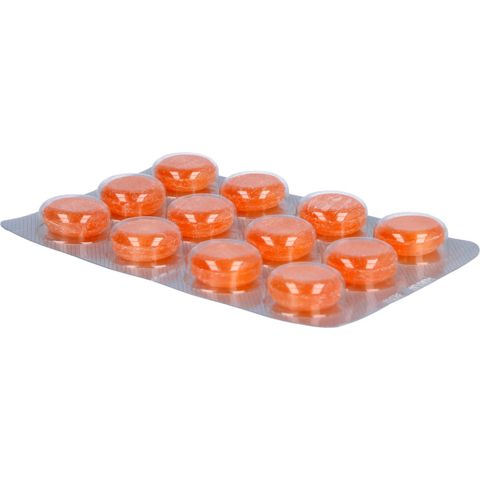 Lemocin Lutschtabletten Orangengeschmack gegen Halsschmerzen, 24 pcs. Tablets