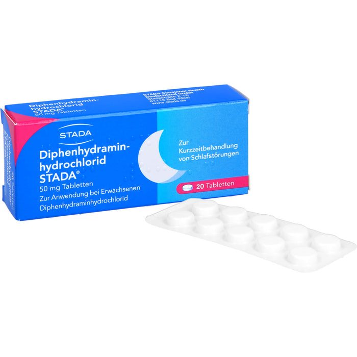 Diphenhydraminhydrochlorid STADA 50 mg Tabletten, 20 St TAB