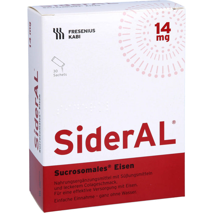 SiderAL Eisen 14mg Cola Sachets, 30 St GRA