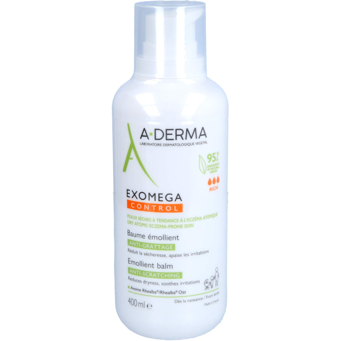 A-DERMA Exomega Control rückfettender Balsam, 400 ml Balsam