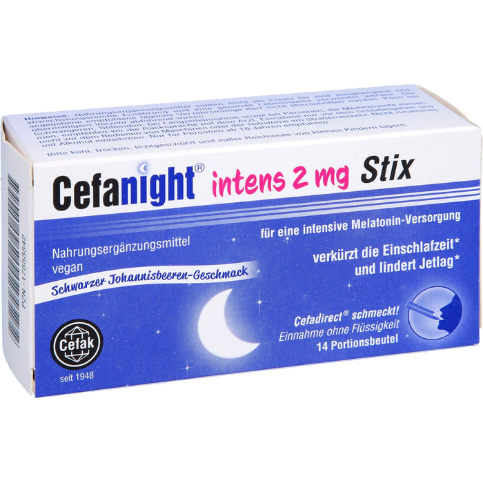 Cefanight Intens 2mg Stix, 14 St GRA