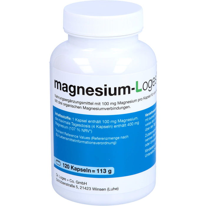 Magnesium-Loges vario 100 mg Kapseln, 120 St. Kapseln