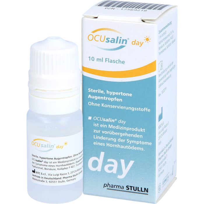 OCUsalin day, sterile hypertone Augentropfen, 10 ml ATR