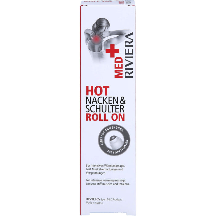 RIVIERA Med+ Hot Nacken & Schulter Roll on, 75 ml GEL