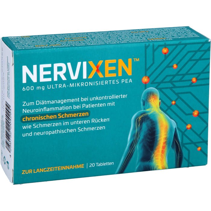 NERVIXEN Tabletten bei chronischen Schmerzen, 20 pc Tablettes