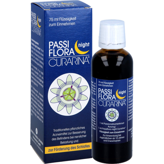 Passiflora night Curarina, Flüssigkeit zum Einnehmen, 75 ml FLE