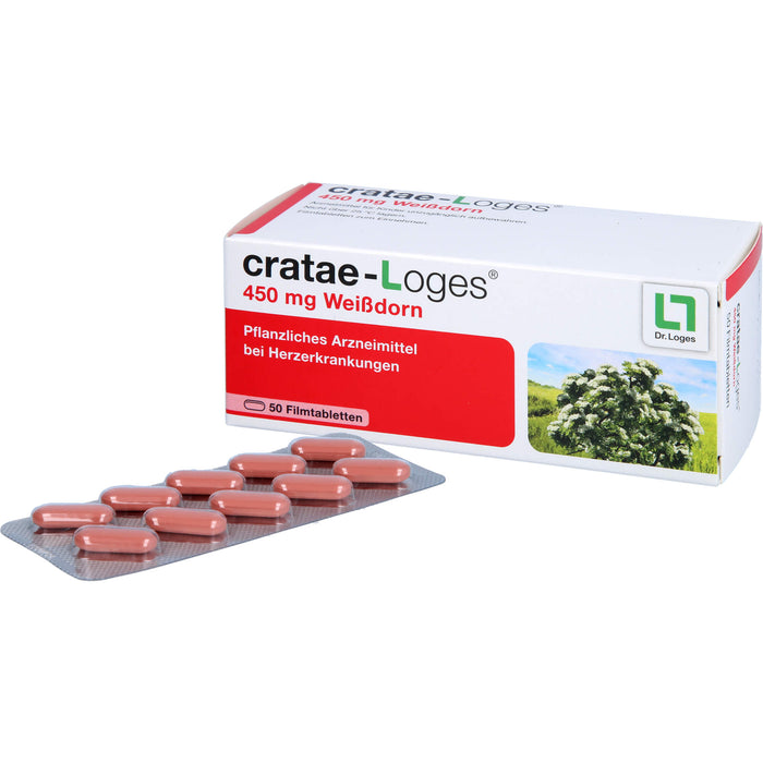 cratae-Loges 450 mg Weißdorn, Filmtablette, 50 St FTA