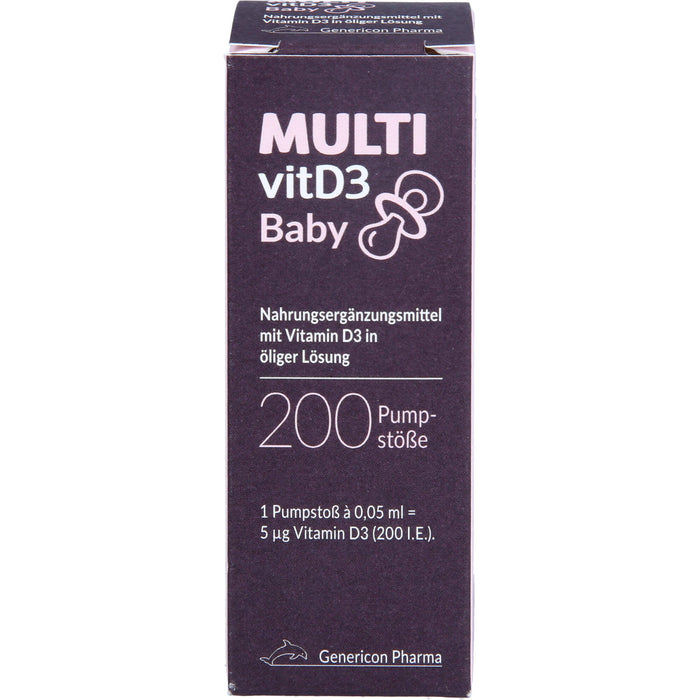 MULTIvitD3 Baby, 10 ml PPL