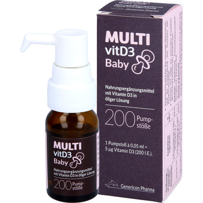 MULTIvitD3 Baby, 10 ml PPL