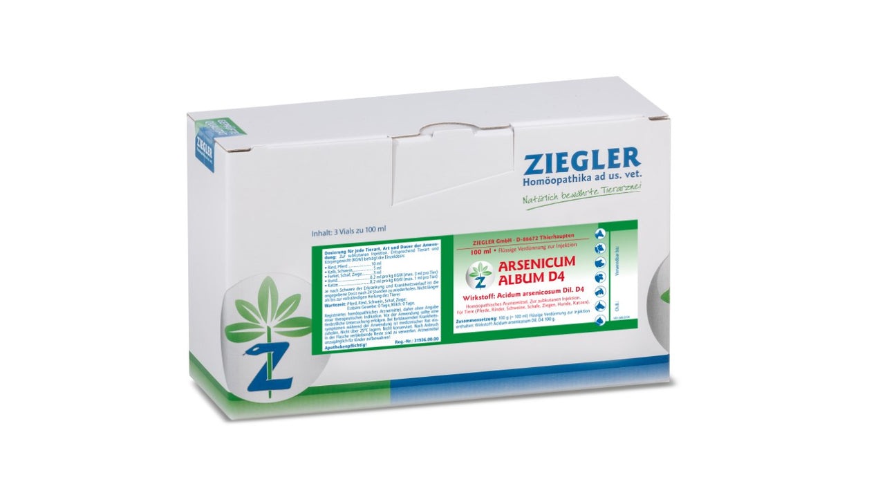 ZIEGLER Arsenicum album D 4 Dilution, 300 ml Solution