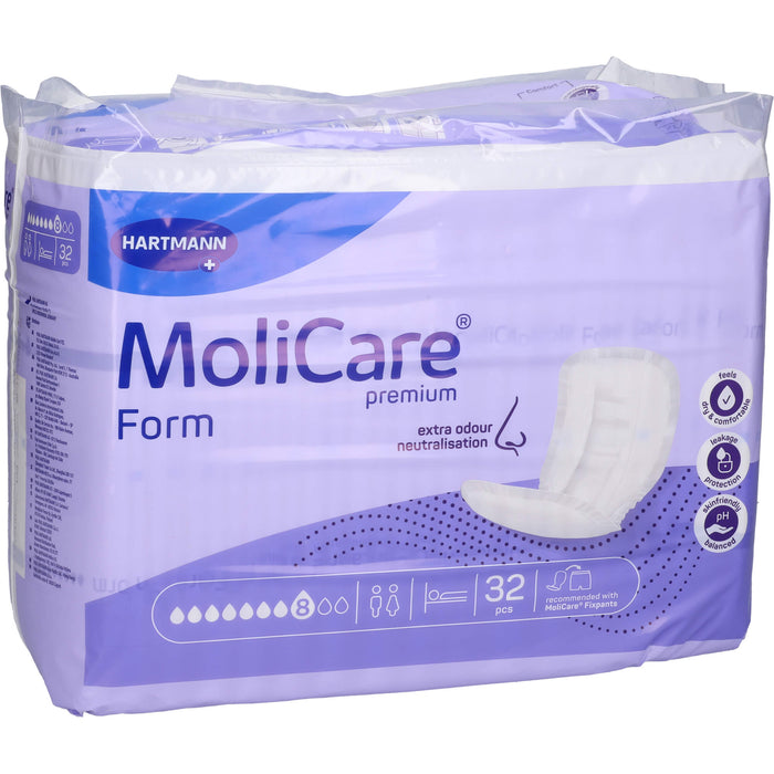 MoliCare Premium Form 8 Tropfen Super Plus Inkontinenzeinlagen, 32 St. Einlagen