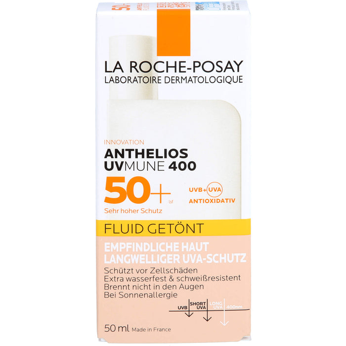 ROCHE-POSAY Anthelios Invisible Fluid Getönt UVMun, 50 ml FLU