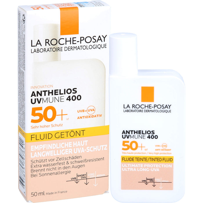 ROCHE-POSAY Anthelios Invisible Fluid Getönt UVMun, 50 ml FLU