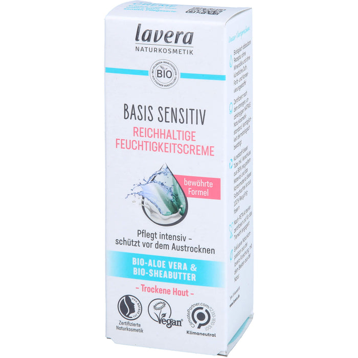 LAVERA BASIS SENSITIV REICHHALTIGE FEUCHT.CREME, 50 ml XTC