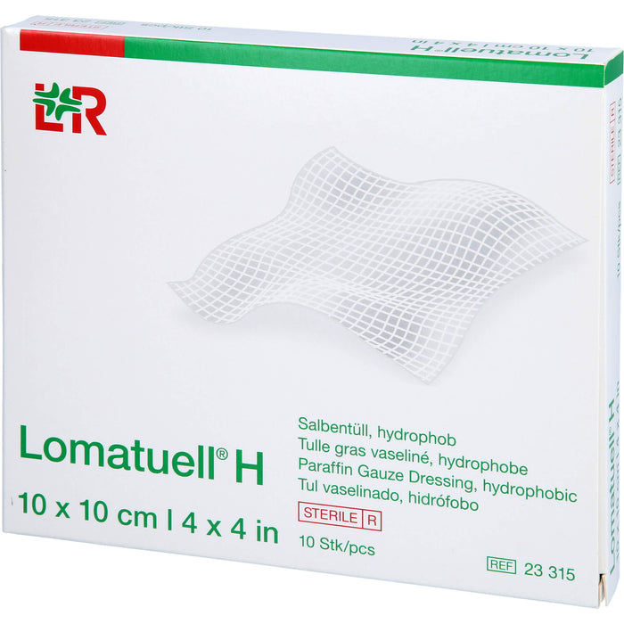 Lomatuell H 10x10cm Steril, 10 St VER