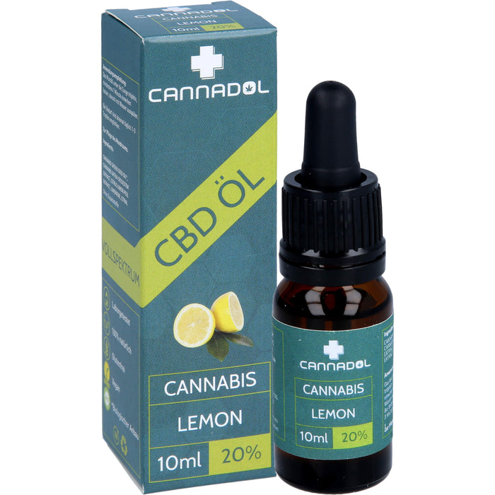 CBD 20% BIO Cannadol Lemon Hanfextrakt, 10 ml TRO