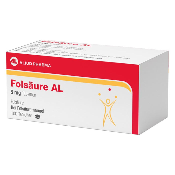 Folsäure AL 5 mg, 100 pc Tablettes