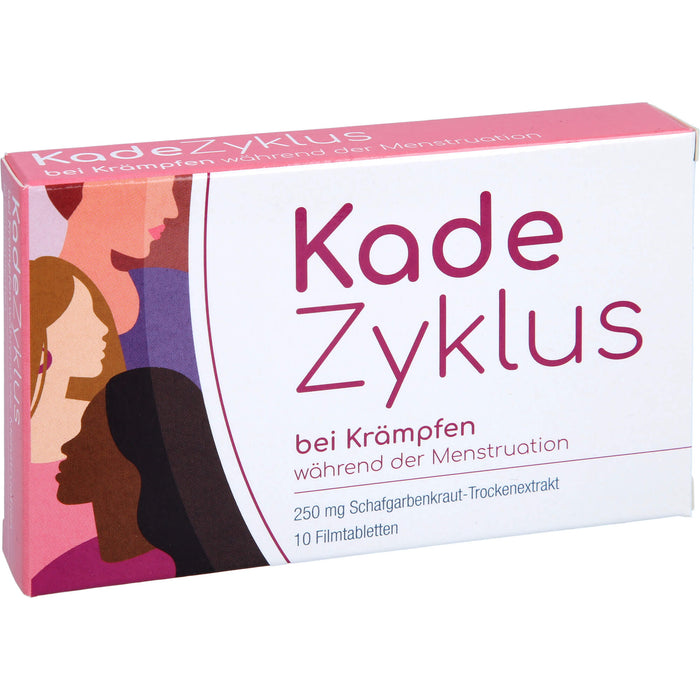 Kade Zyklus Filmtabletten bei Krämpfen während der Menstruation, 10 St. Tabletten