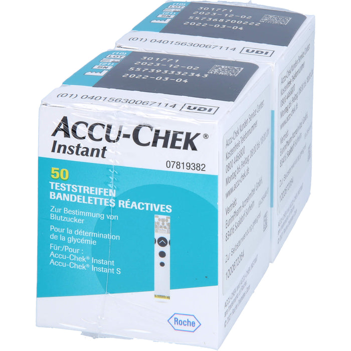 Accu-Chek Instant Eurim Teststreifen, 2X50 St TTR