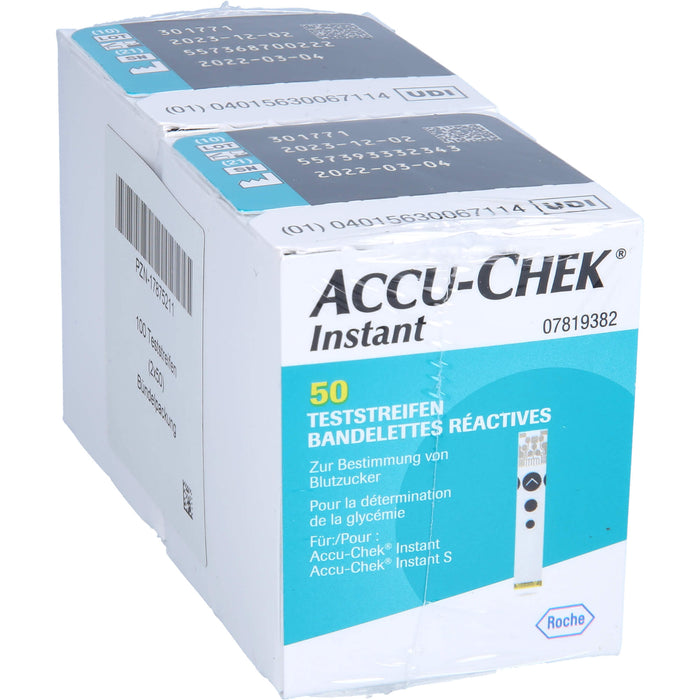 Accu-Chek Instant Eurim Teststreifen, 2X50 St TTR