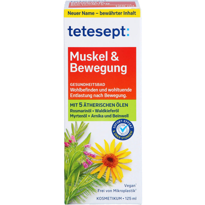 tetesept Muskel & Bewegung Bad, 125 ml BAD