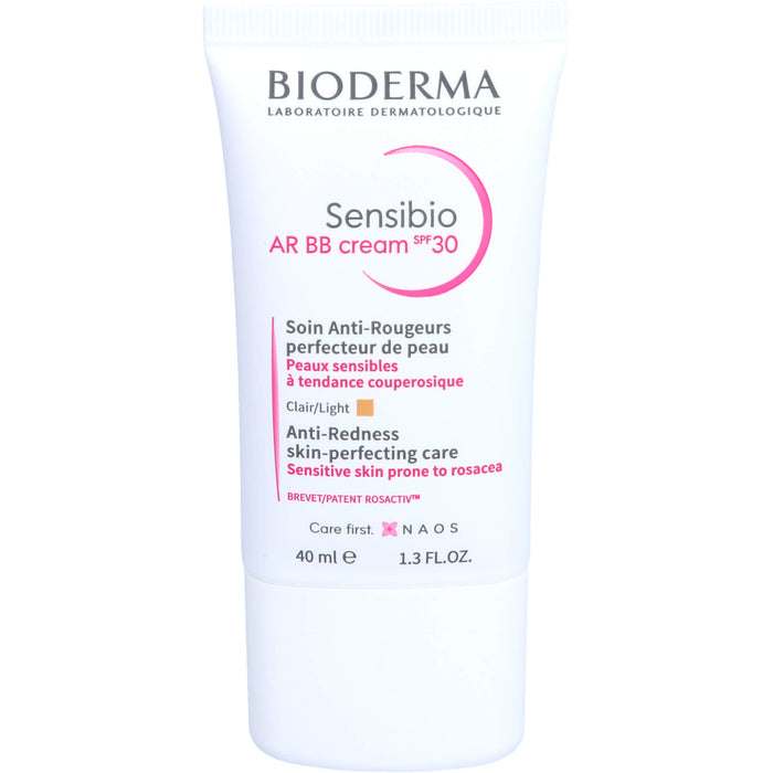 BIODERMA Sensibio AR BB Cream LSF 30 getönt bei empfindlicher, zu Rötungen neigender Haut, 40 ml Creme