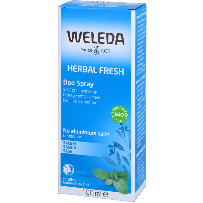 WELEDA Herbal Fresh Deo Spray Salbei, 100 ml SPR