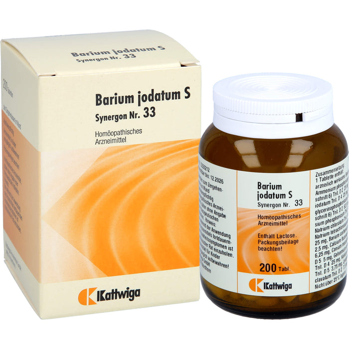 Synergon Komplex 33 Barium jodatum S Tbl., 200 St TAB