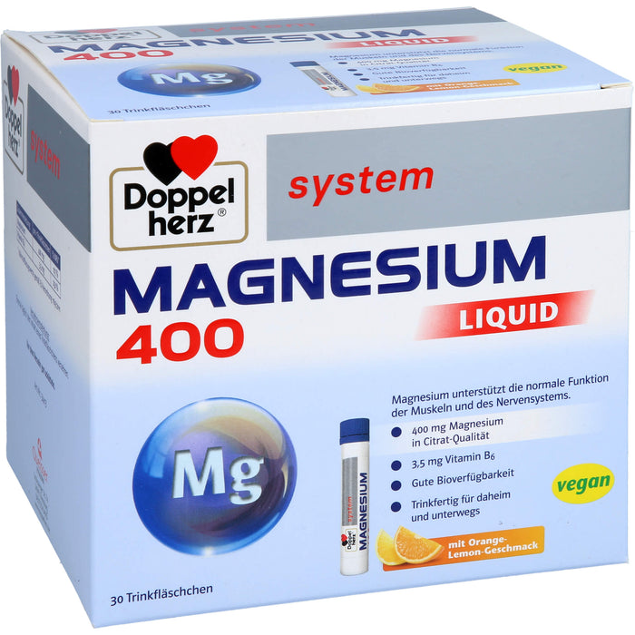 Doppelherz Magnesium 400 Liquid system, 30 St TRA