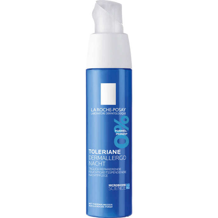 LA ROCHE-POSAY Toleriane Dermallergo Nacht täglich reparierende, feuchtigkeitsspendende Nachtpflege, 40 ml Creme