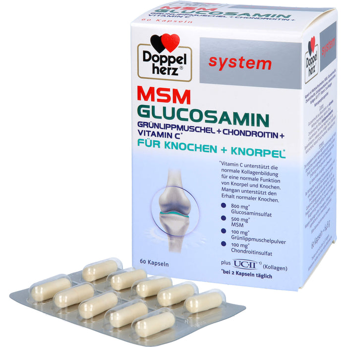 Doppelherz MSM Glucosamin system, 60 St KAP