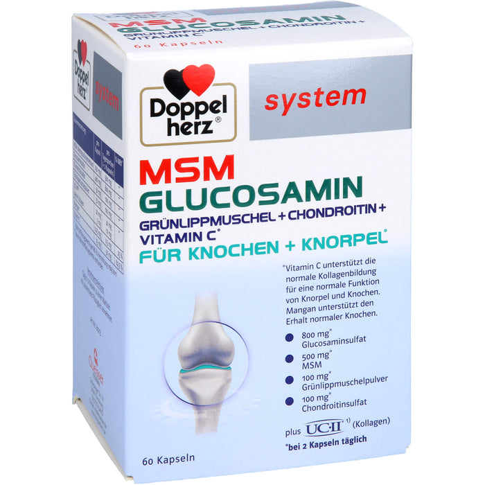 Doppelherz MSM Glucosamin system, 60 St KAP