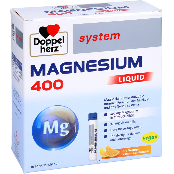 Doppelherz Magnesium 400 Liquid system Lösung, 10 pcs. Ampoules