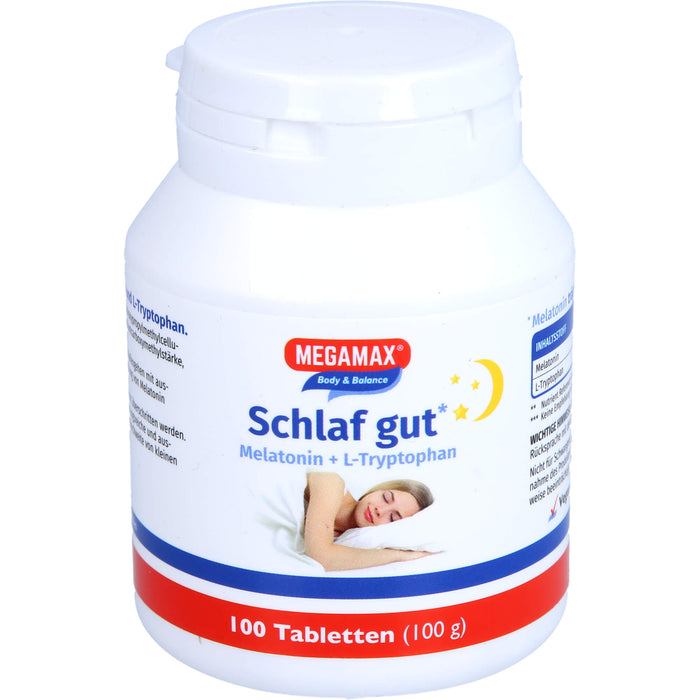 Schlaf gut Melatonin+L-Tryptophan, 100 St TAB