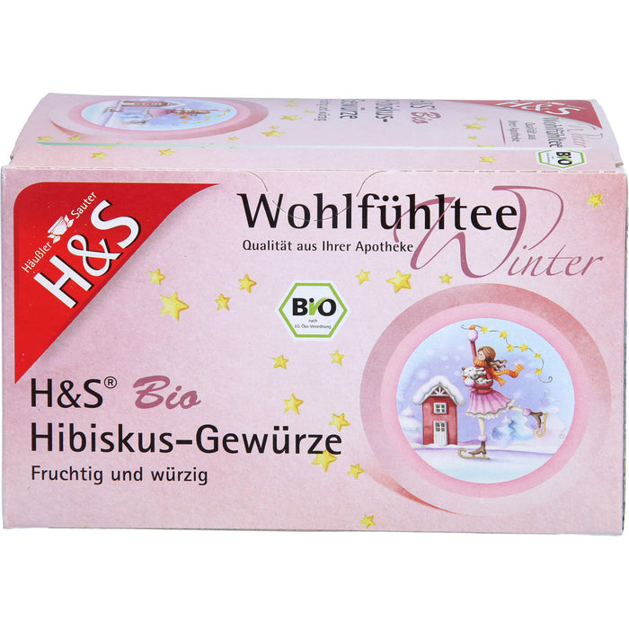 H&S Wintertee Bio Hibiskus-Gewürze, 20X2.5 g FBE