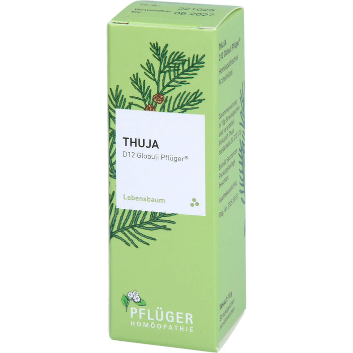 Thuja D12 Globuli Pflüger Dosierspender, 10 g GLO