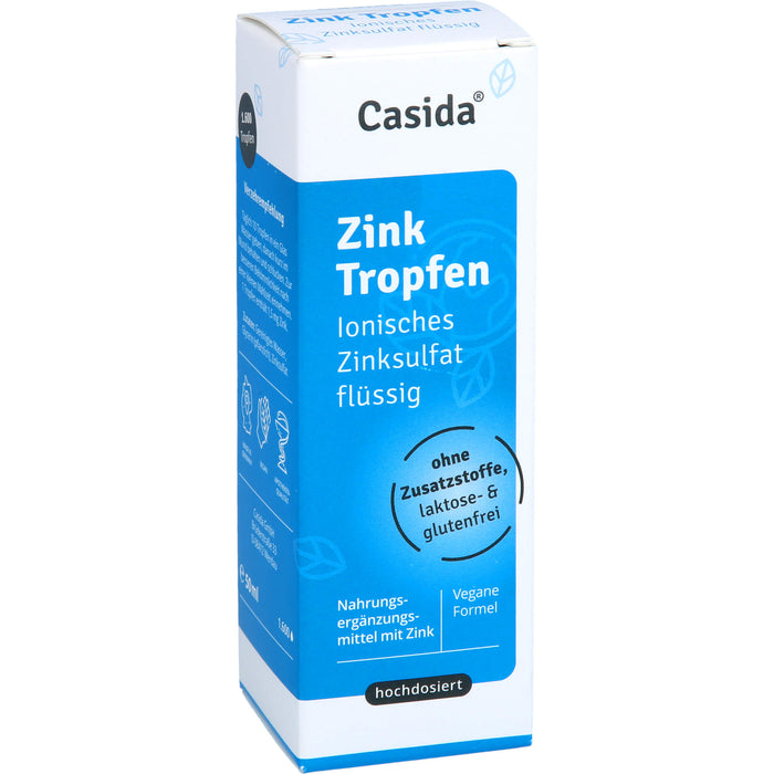 Zink Tropfen - Ionisches Zinksulfat flüssig, 50 ml TRO