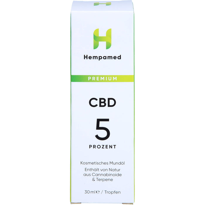 Hempamed CBD Premium Mundöl 5%, 30 ml TRO