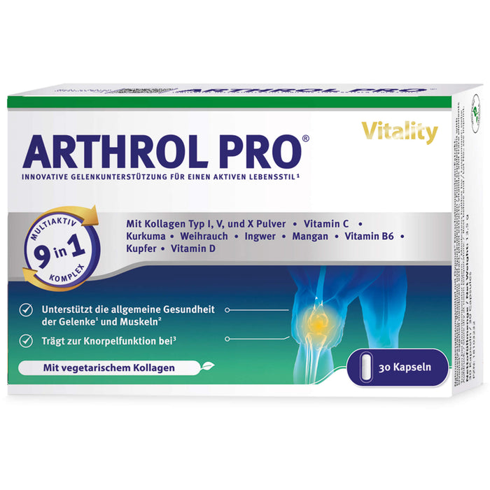 ARTHROL PRO Gelenkvitalstoffe mit Weihrauch, 30 St KAP