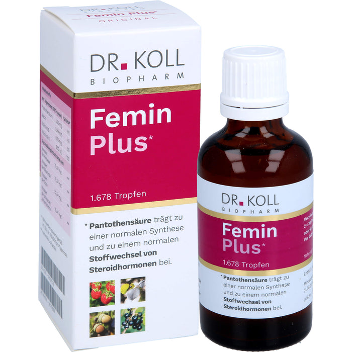 Femin Plus Dr.Koll Gemmo Komplex Himbeere Vit.B12, 50 ml TRO