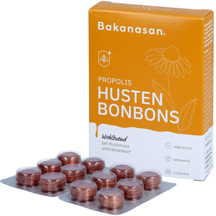 Bakanasan Propolis Hustenbonbons, 24 St BON