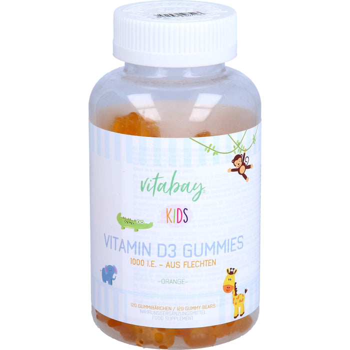 Vitamin D3 1000 IE Fruchtgummis Orange vegan Kids, 120 St KDA