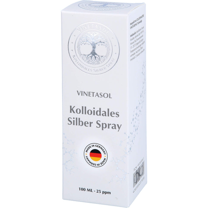 VINETASOL KOLLOIDALES SILBER SPRÜH - 25ppm, 100 ml FLU