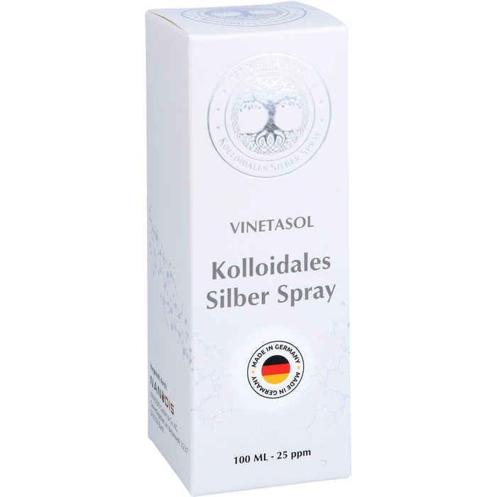 VINETASOL KOLLOIDALES SILBER SPRÜH - 25ppm, 100 ml FLU