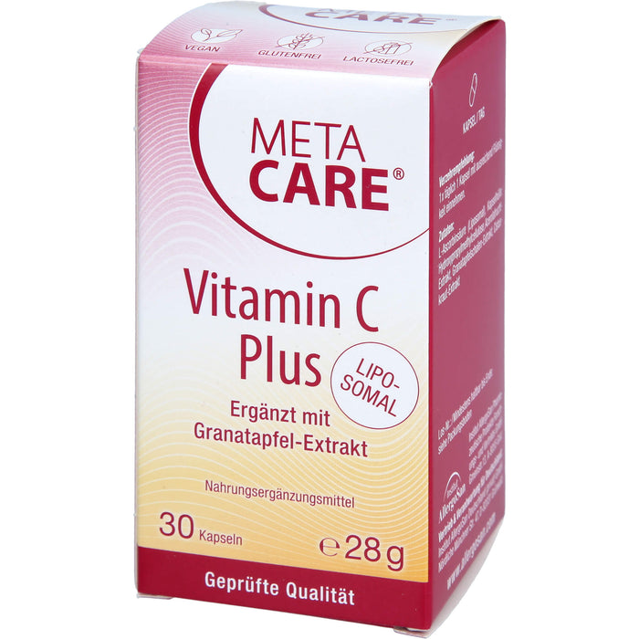 META CARE VITAMIN C PLUS, 30 St KAP